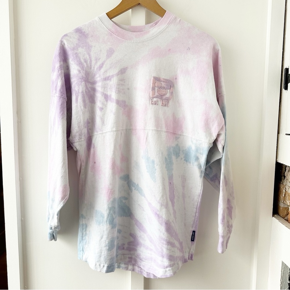DISNEY WORLD PARKS pink tie dye spirit jersey - Picture 2 of 5